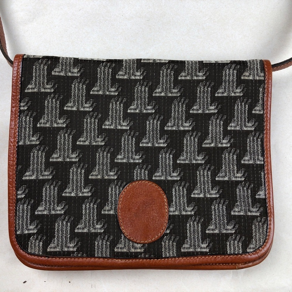 Vintage Lanvin Monogram Clutch Bag